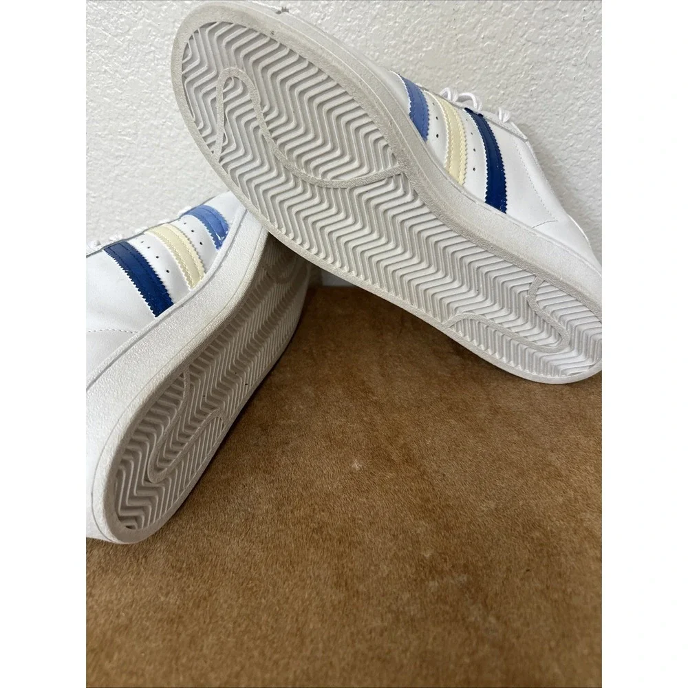 adidas Originals SUPERSTAR Cloud Blue/sand Strata/ Royal sz 10.5. Omni Collab‎